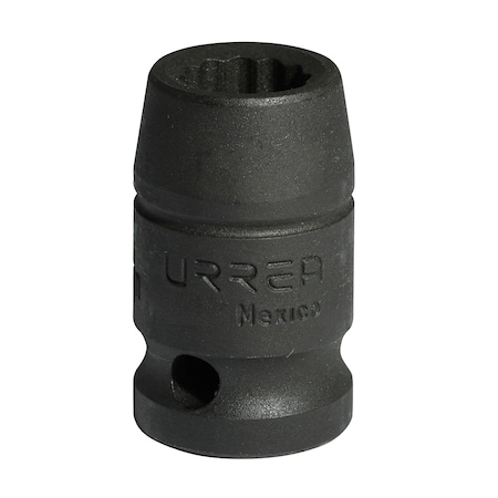 Urrea 1/2" drive 12-point short impact socket 12MM 7412MT